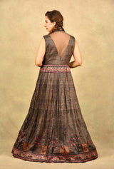 CEDAR BROWN CHERRY BLOSSOM TUNIC