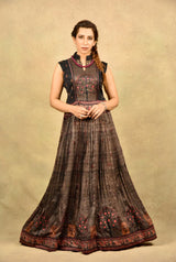 CEDAR BROWN CHERRY BLOSSOM TUNIC