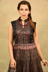 CEDAR BROWN CHERRY BLOSSOM TUNIC