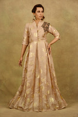 DUSTY PINK FOILAGE TUNIC