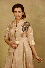 DUSTY PINK FOILAGE TUNIC