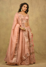 ELYSIAN PINK LEHENGA