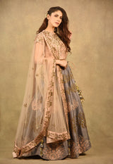 ETHER GREY HAZE LEHENGA