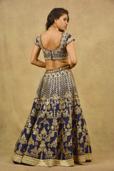 GULISTAN ROYAL BLUE LEHENGA