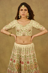 HANS BAGEECHA IVORY LEHENGA