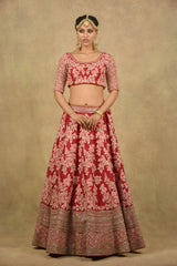 MAHARANI ADAB RED LEHENGA