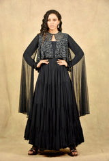 NAVY BLUE SPLENDOUR GOWN