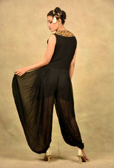 PERSIAN  BLACK SAMURAI JUMPSUIT