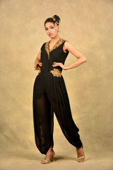PERSIAN  BLACK SAMURAI JUMPSUIT