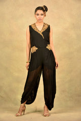 PERSIAN  BLACK SAMURAI JUMPSUIT