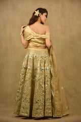 RAMAYANA GOLD DEER LEHENGA