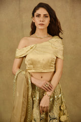 RAMAYANA GOLD DEER LEHENGA
