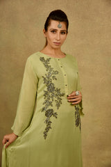 STEEL FLASH-IN LEAF GREEN