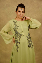 STEEL FLASH-IN LEAF GREEN