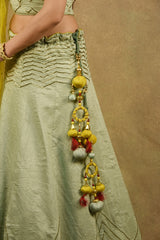 TESSELATED CHEVRONS LEHENGA