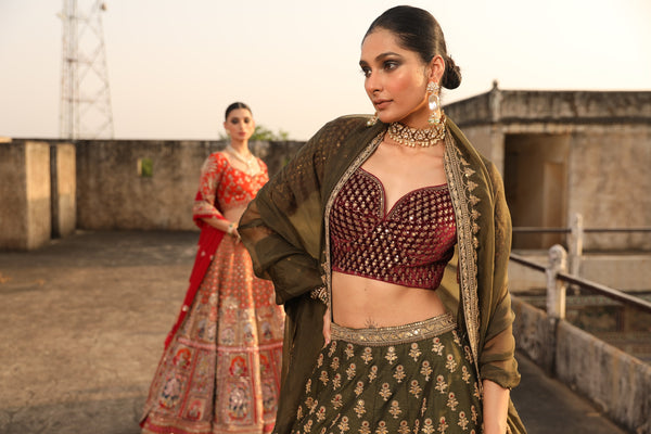 Warm Yet Elegant Bridal Outfit Ideas for Indian Winters