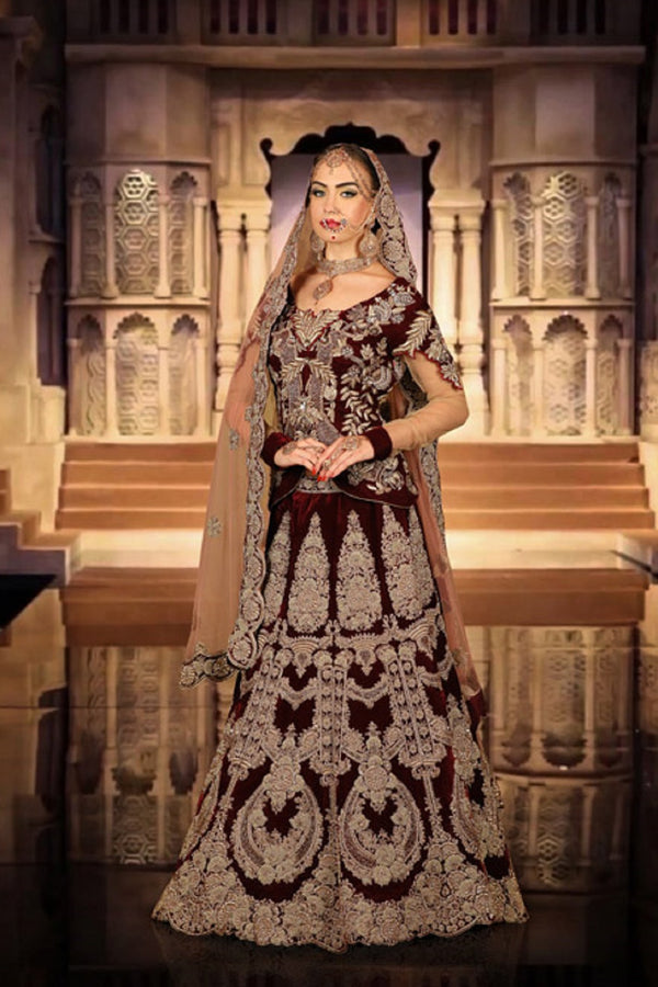 SHEESH MAHAL QALAI LEHENGA