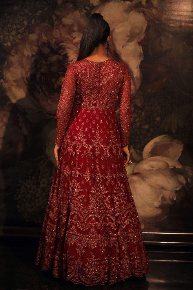 CHERRY RED VALENE GOWN