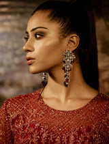 CHERRY RED VALENE GOWN