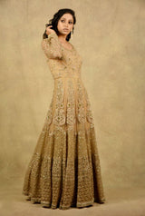 CREME BRULLE  SPARKLE GOWN