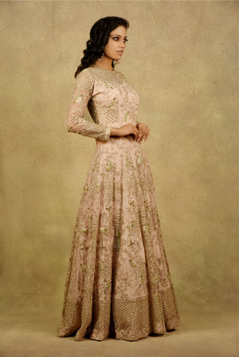 DUSTY PINK PANACHE GOWN